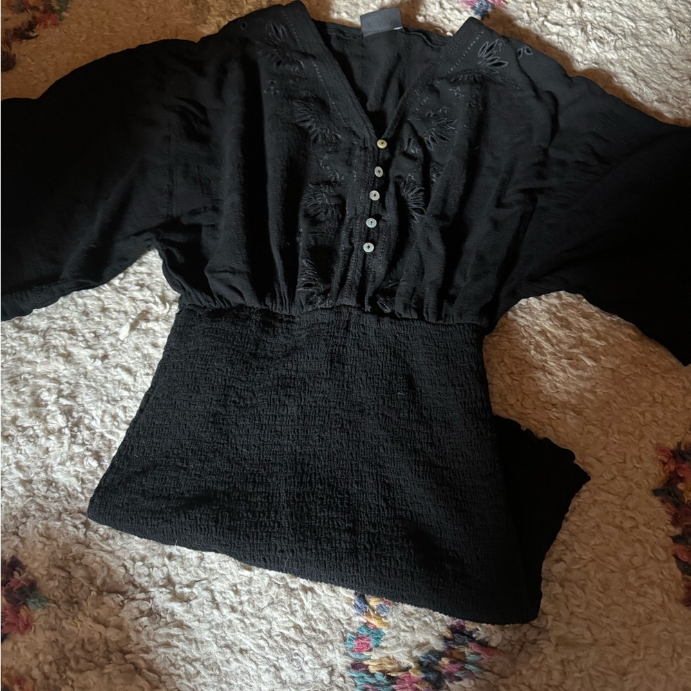 Vici Black Cinched Dress